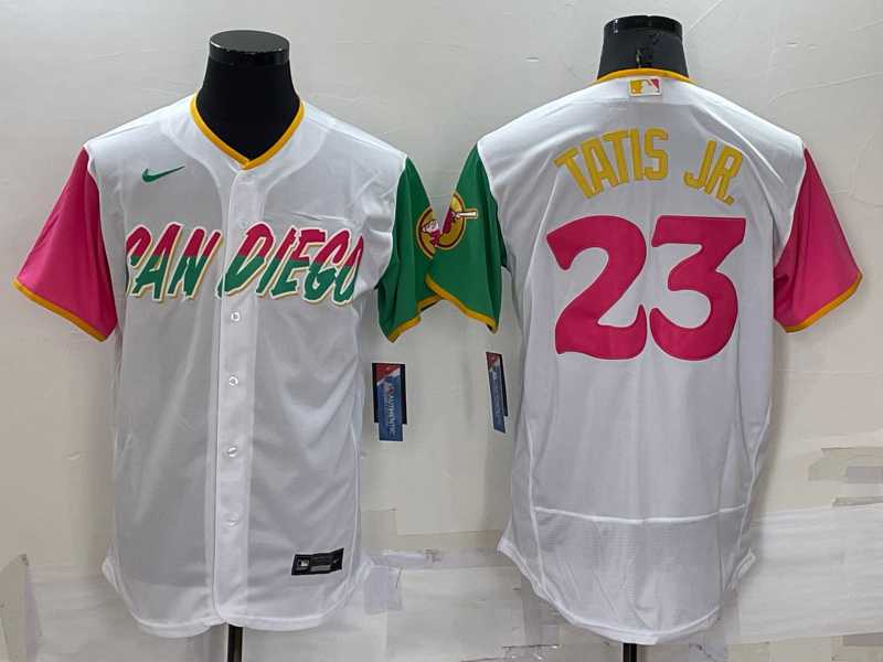 San Diego Padres #23 Fernando Tatis Jr White 2022 City Connect Flexbase Stitched Jersey,We sell and wholesale San Diego Padres #23 Fernando Tatis Jr White 2022 City Connect Flexbase Stitched Jersey on line form chian!